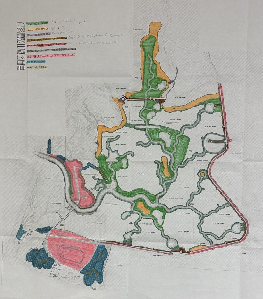 Restoring Higbee Beach. Plans and blueprint.
